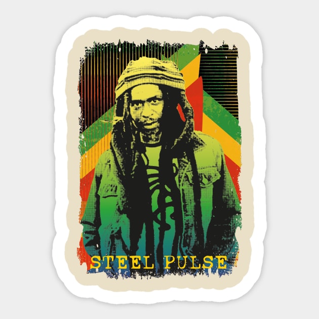 Steel Pulse Sticker by HAPPY TRIP PRESS